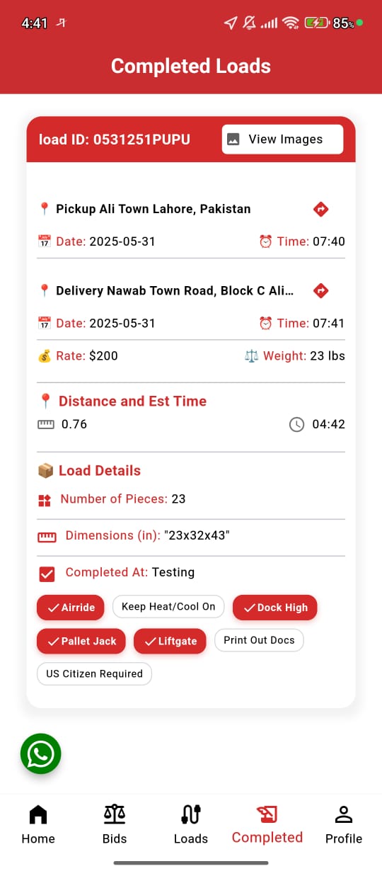 Dashboard & Bidding System
