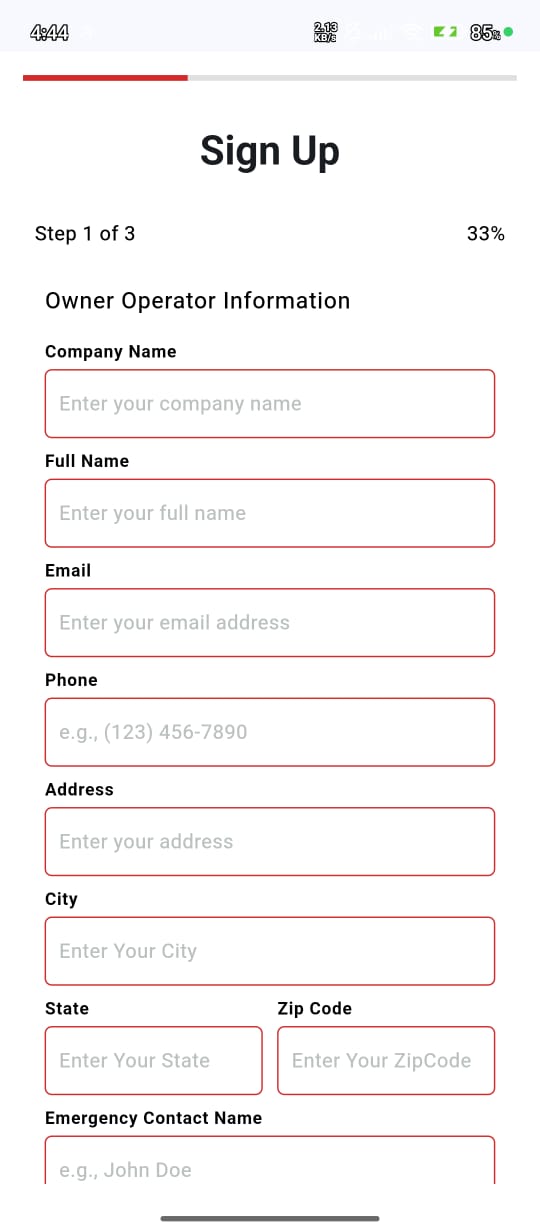 Notifications & Sign up