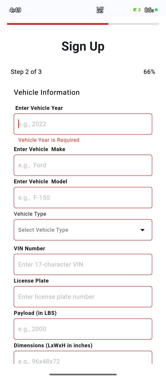Notifications & Sign up