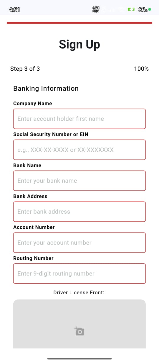 Notifications & Sign up