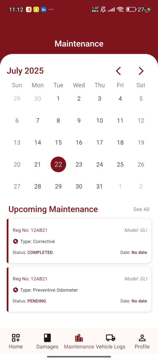 Maintenance & Fuel Records