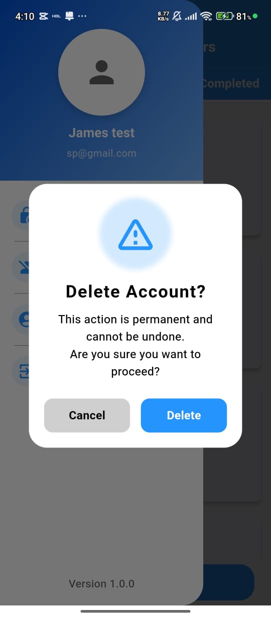 Passenger Management & Driver Accounts