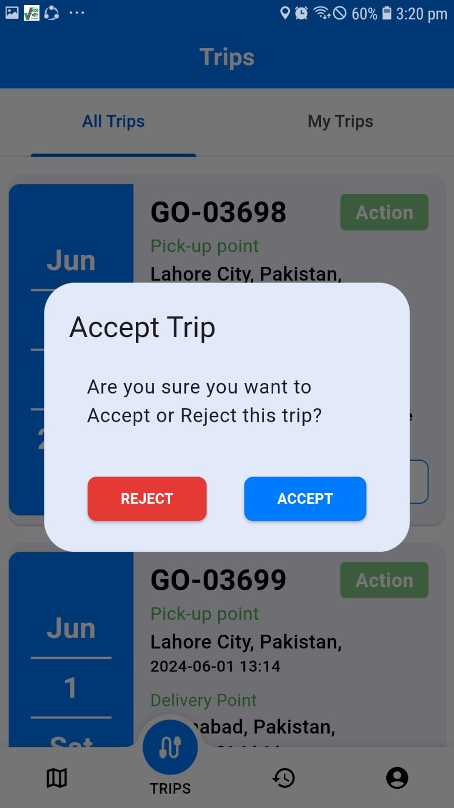 Trip Booking & Management