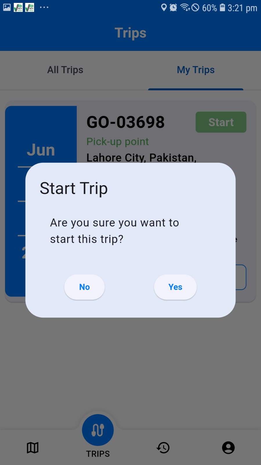Trip Details & Historical Records