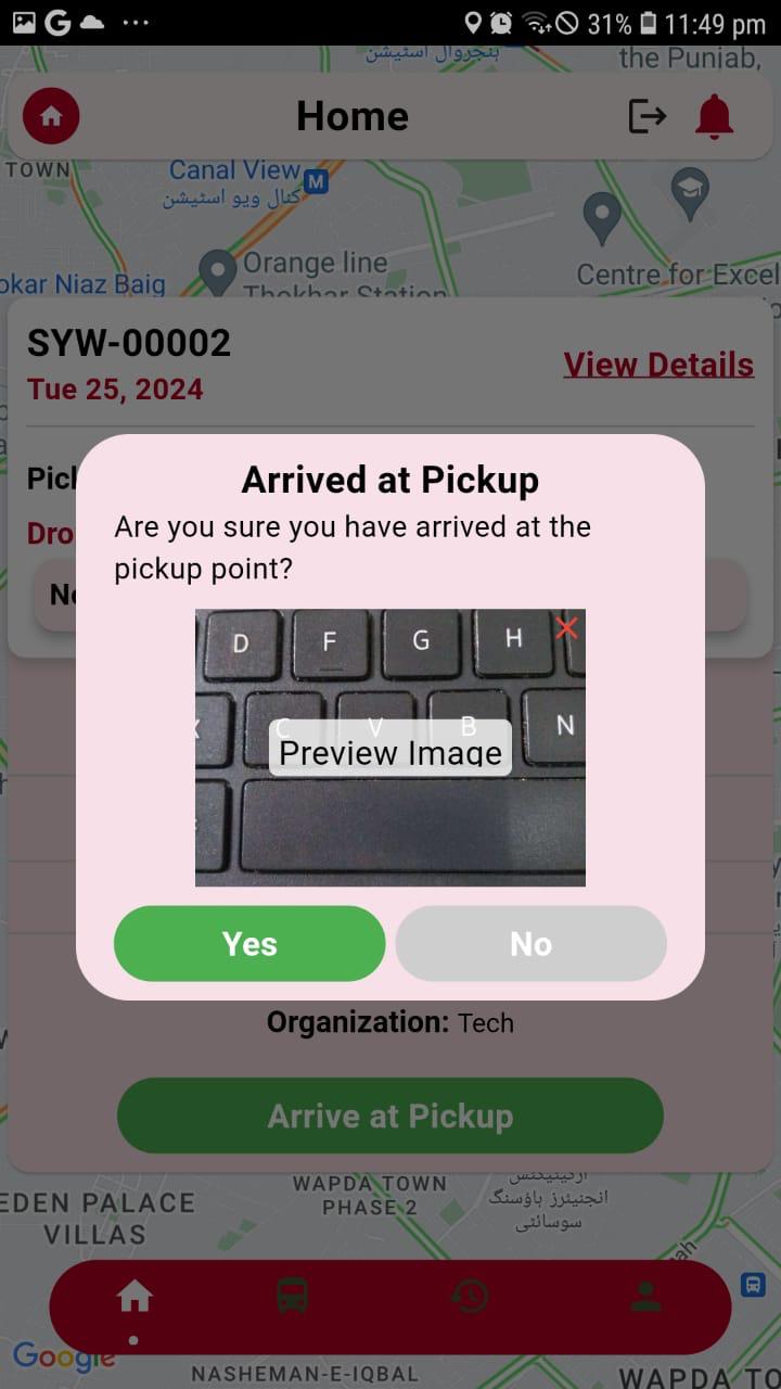 Pickup & Drop-Off Coordination