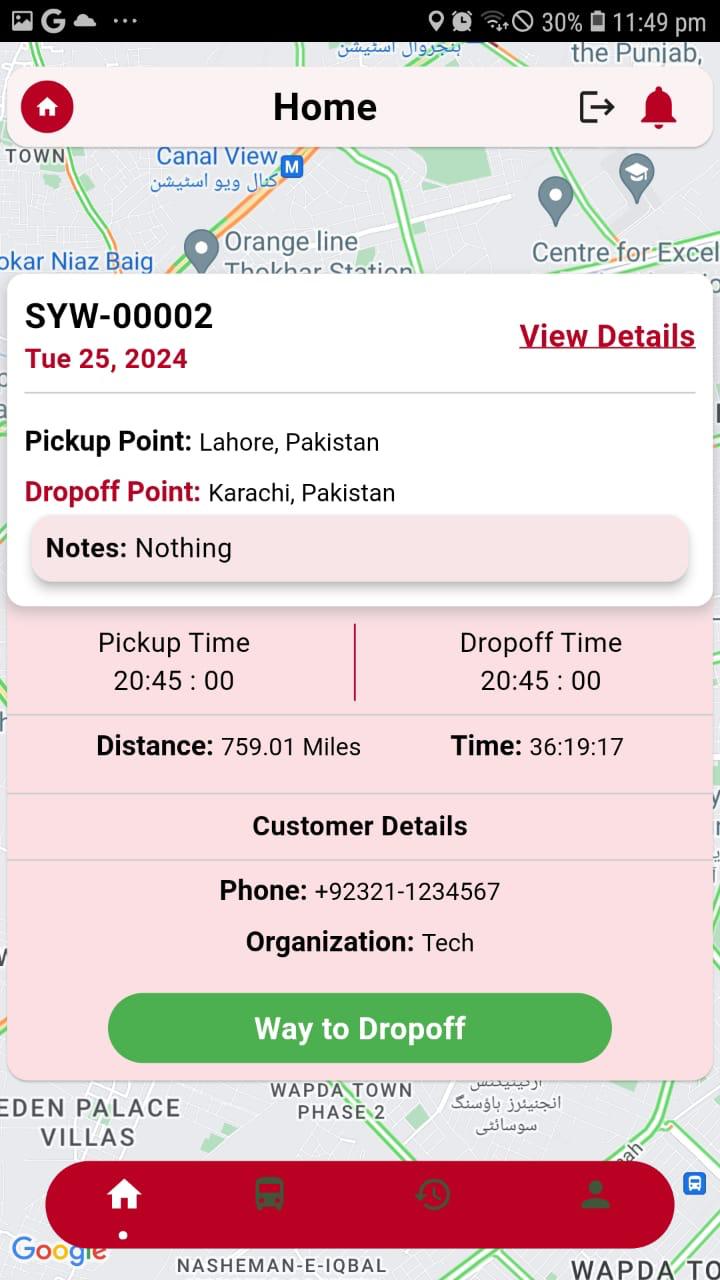 Pickup & Drop-Off Coordination