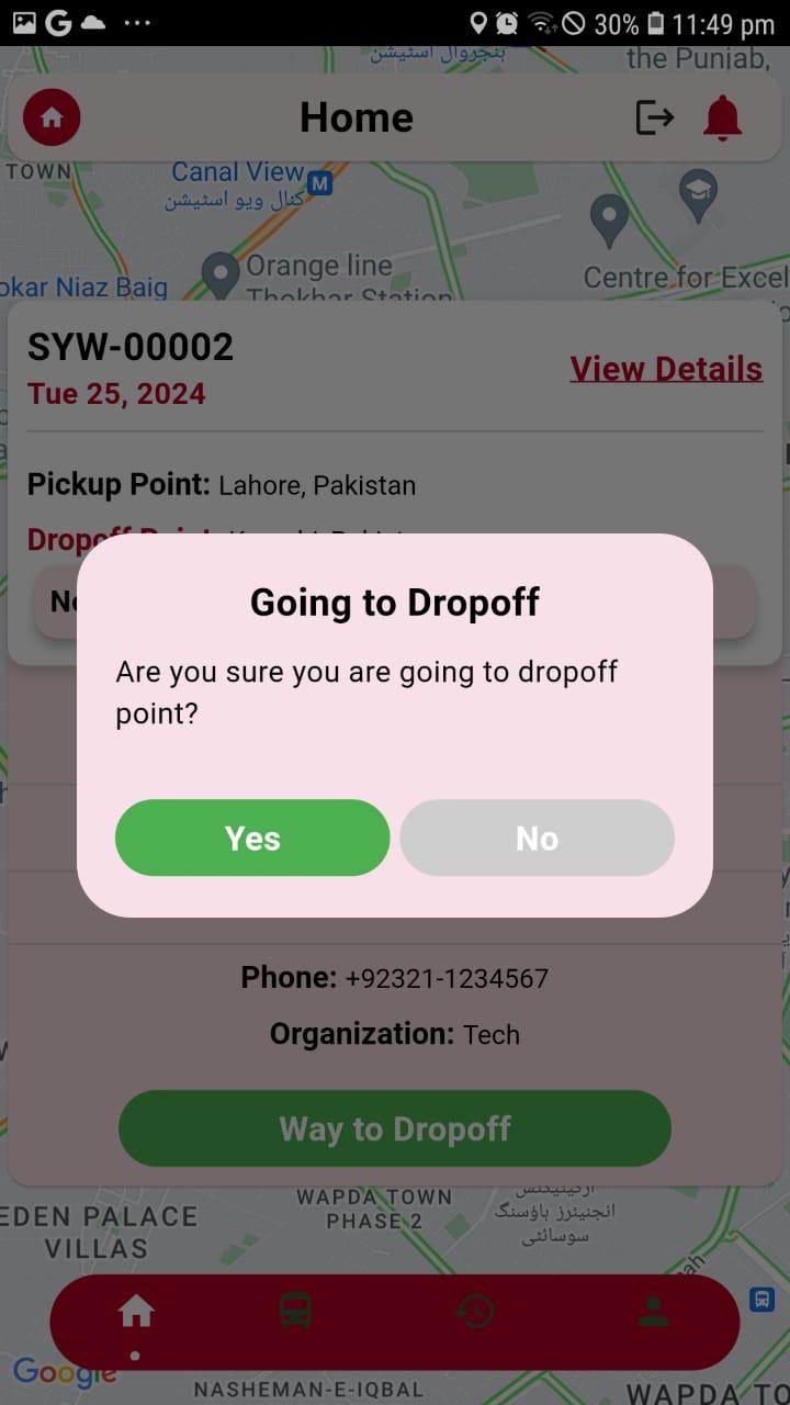Pickup & Drop-Off Coordination