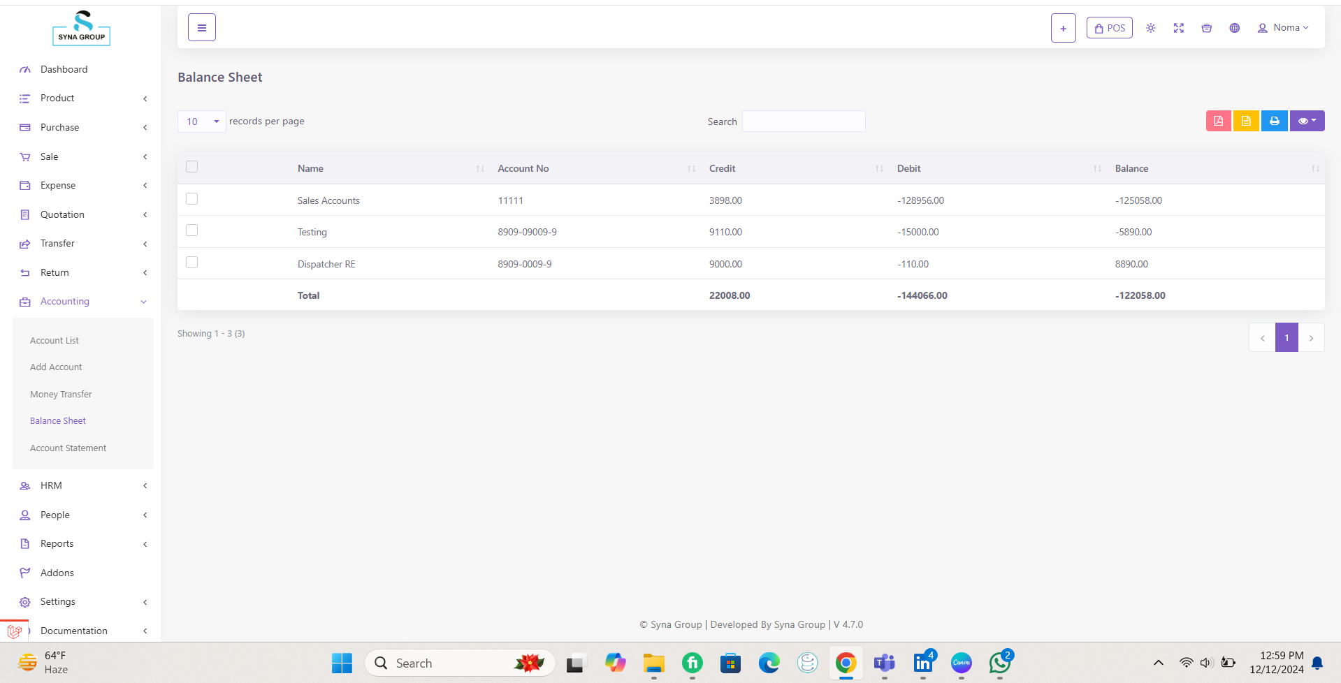 Warehouse Management