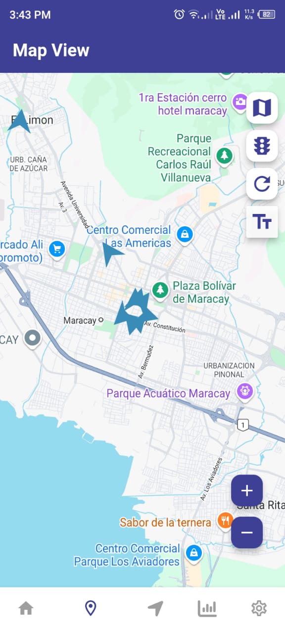 Interactive Live Map Overview