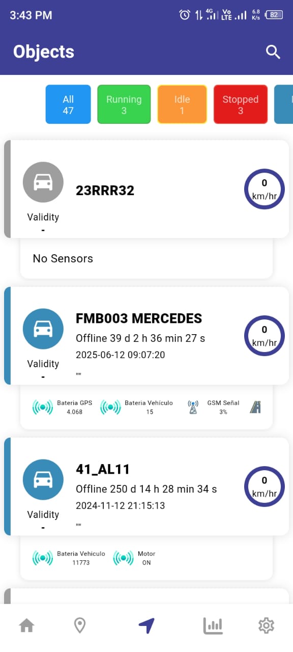 Interactive Live Map Overview