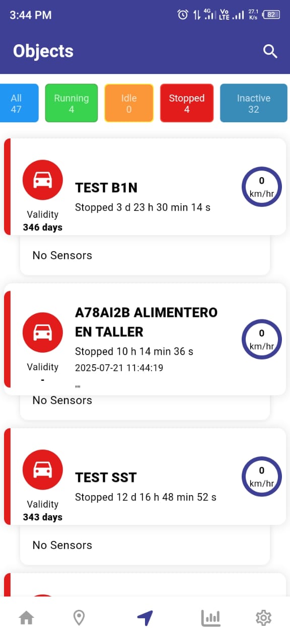 Interactive Live Map Overview