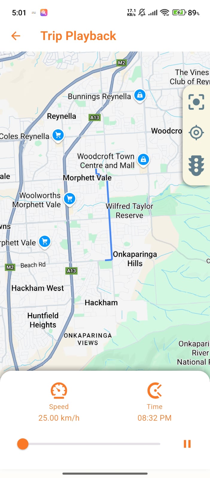 Trip History & Playback
