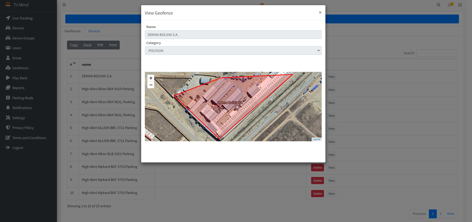 FleetVision 360 Web Features – Powered by Tiecodes