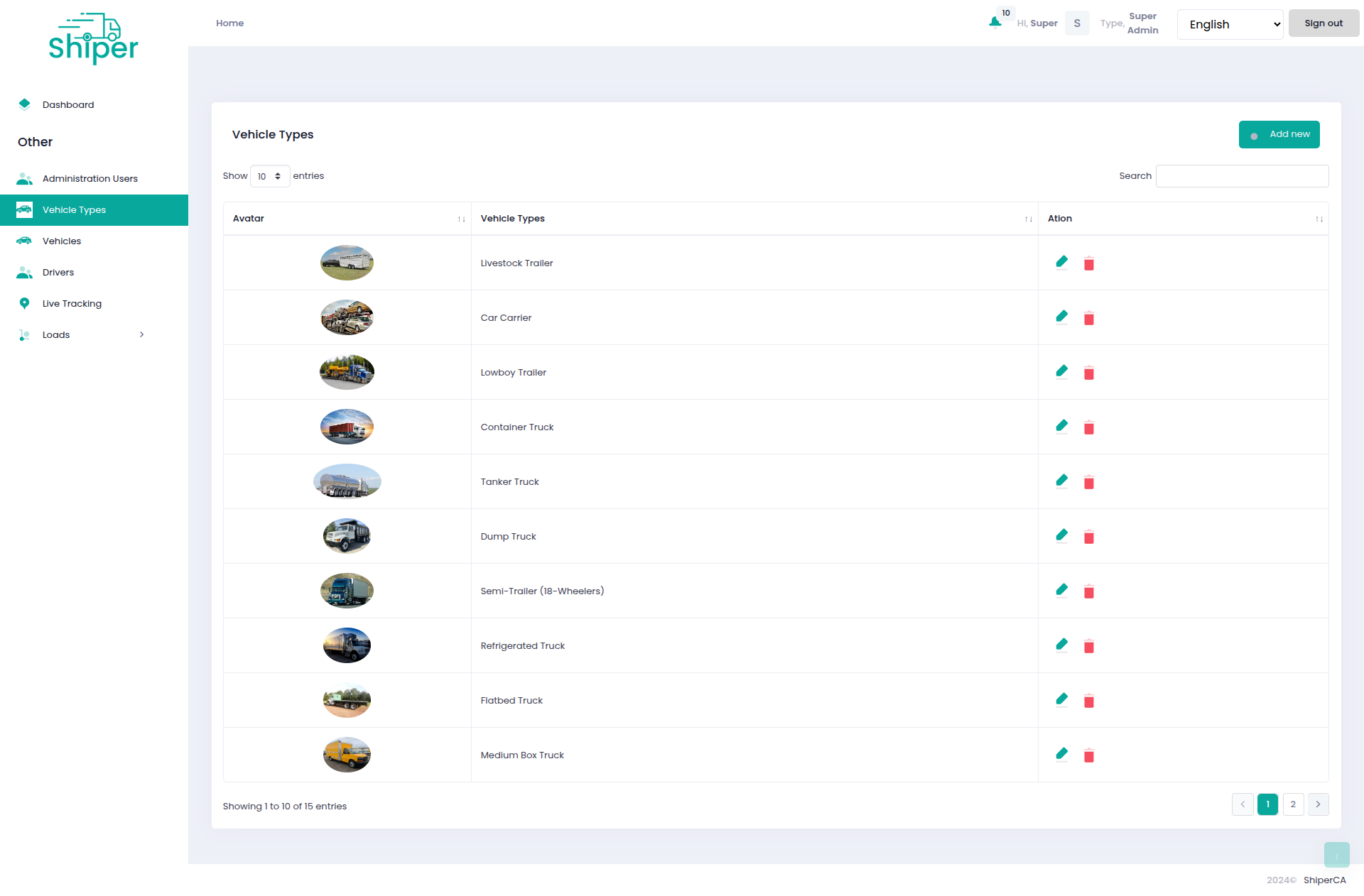 FreightFlow Connect Web Features – Powered by Tiecodes