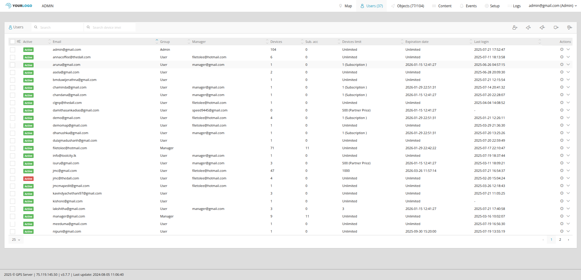 Smart Fleet GPS Tracking Platform Web Features – Powered by Tiecodes